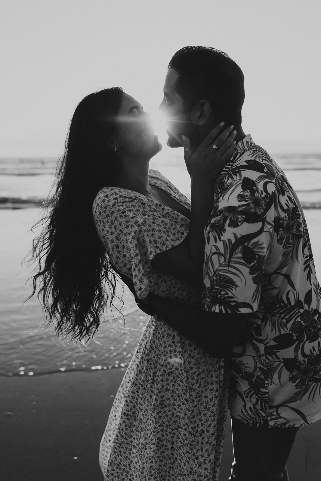 Playful Engagement Session At Scripps Beach in La Jolla, California